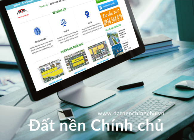 Thiết kế website Đất nền Chính chủ