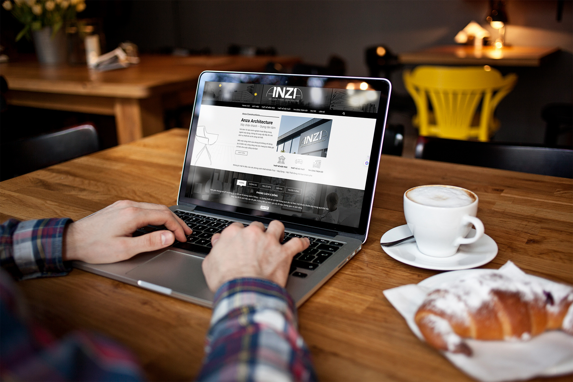 Thiết kế và phát triển nội dung website Anzacons