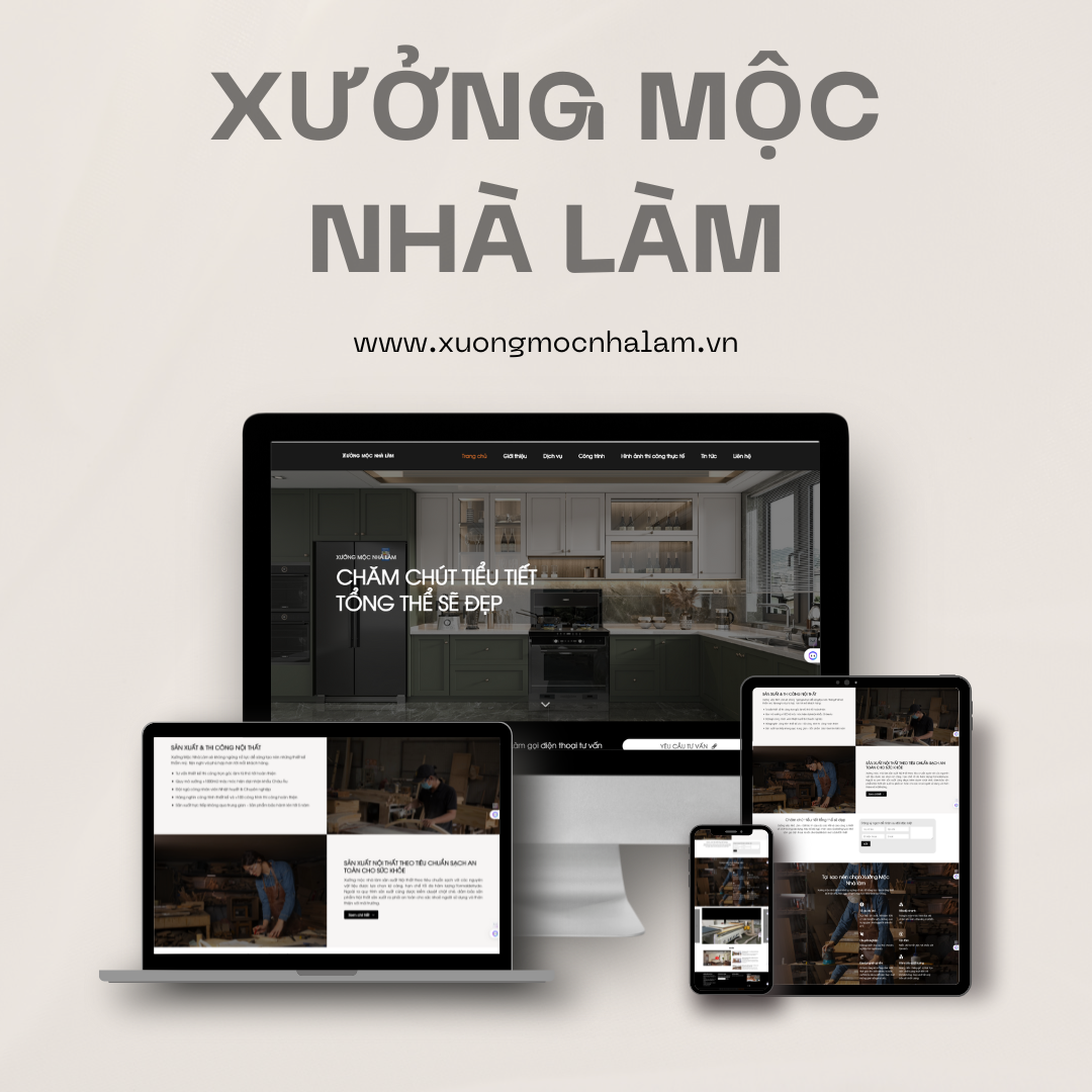 Xưởng mộc nhà làm